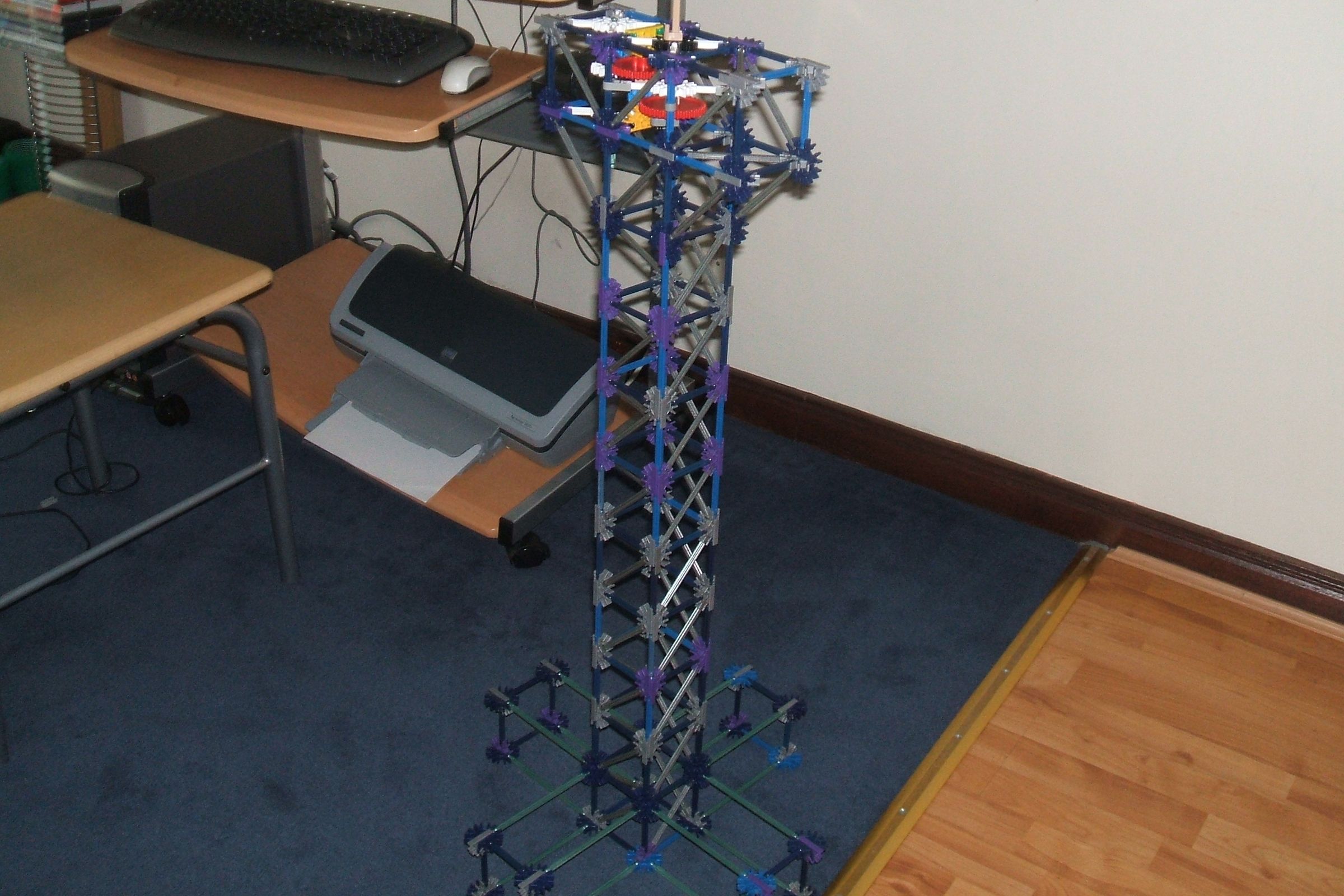 Knex Crane 8 Steps Instructables