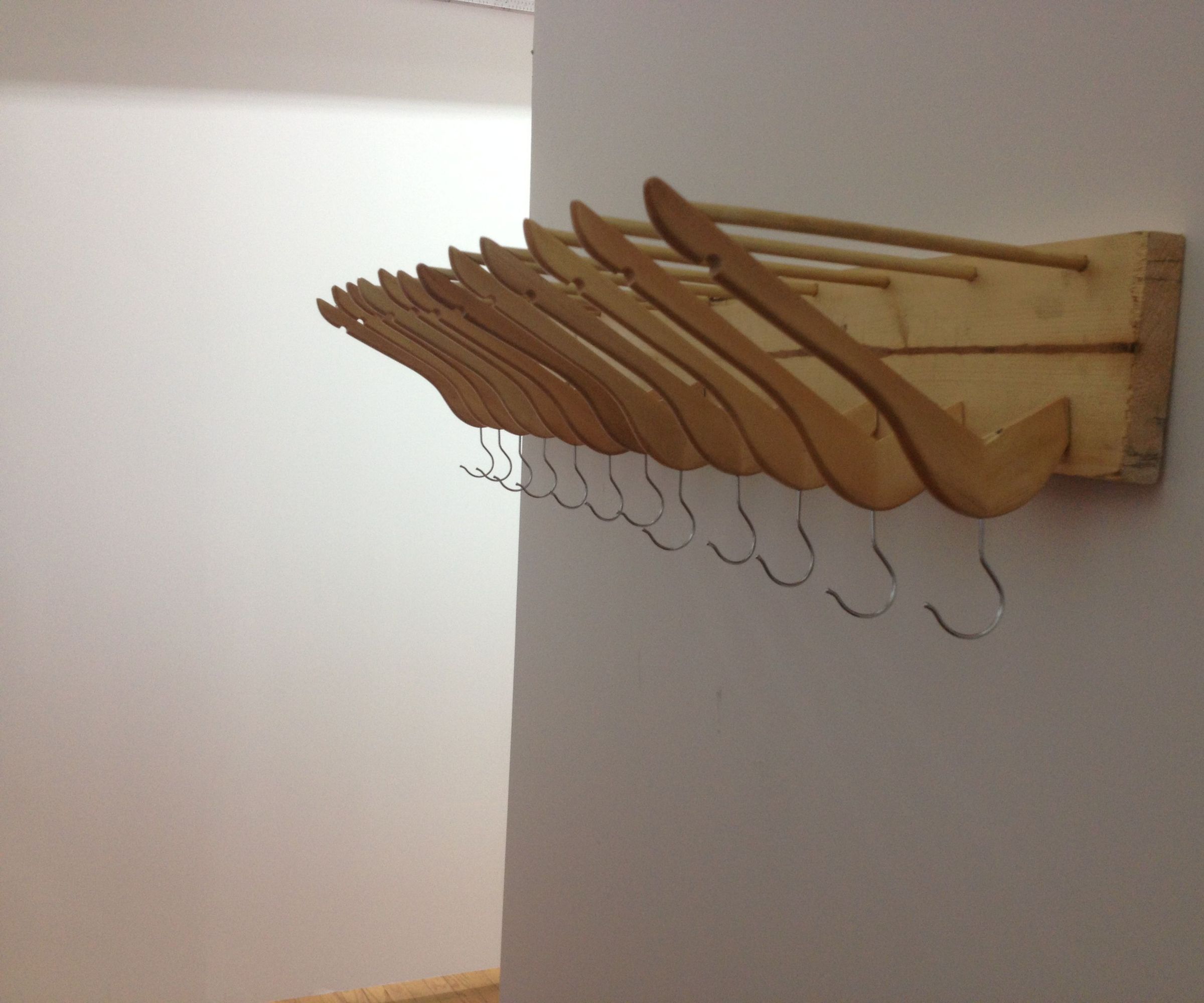 Recycled Coat Hanger Coat Rack