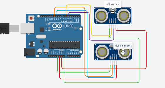 Arduino Hand Gesture Control of Your Computer : 3 Steps Circuit Diagram