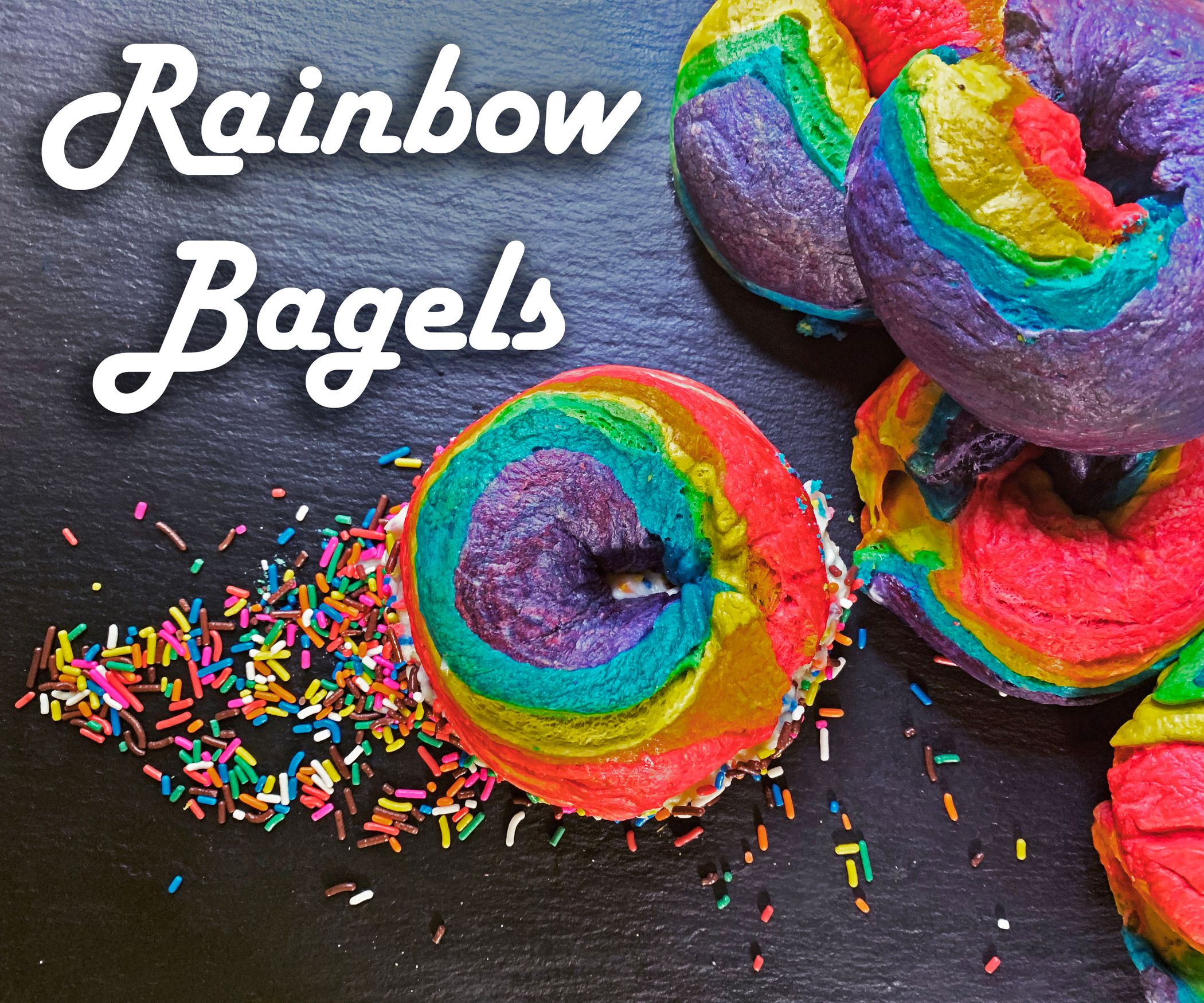 DIY Rainbow Bagels 8 Steps (with Pictures) Instructables
