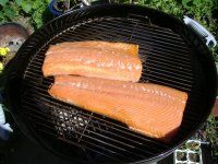 Smoking Salmon on a Charcoal Grill
