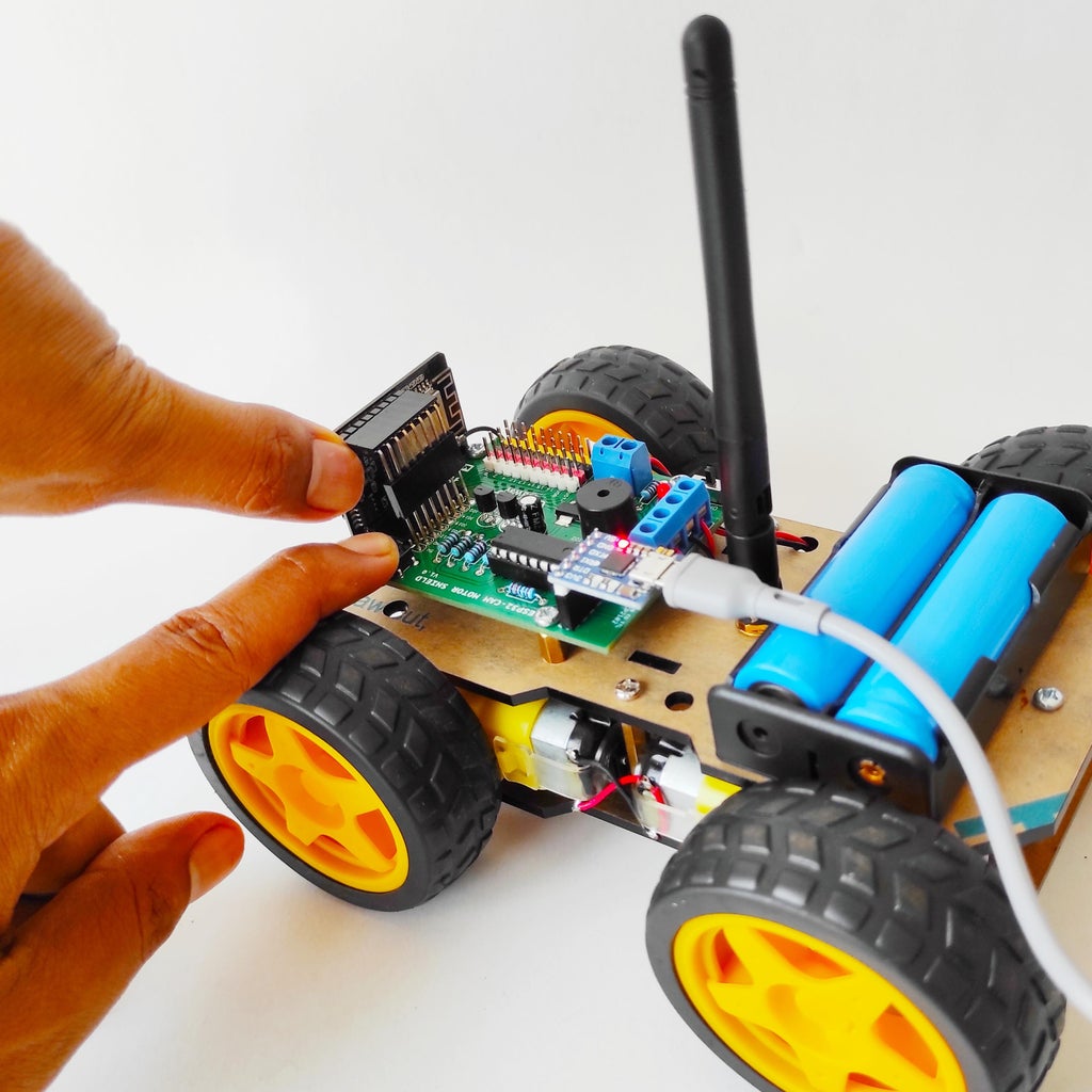 DIY ESP32 Camera Motor Shield - Wifi Camera Robot Car : 13 Steps (with ...