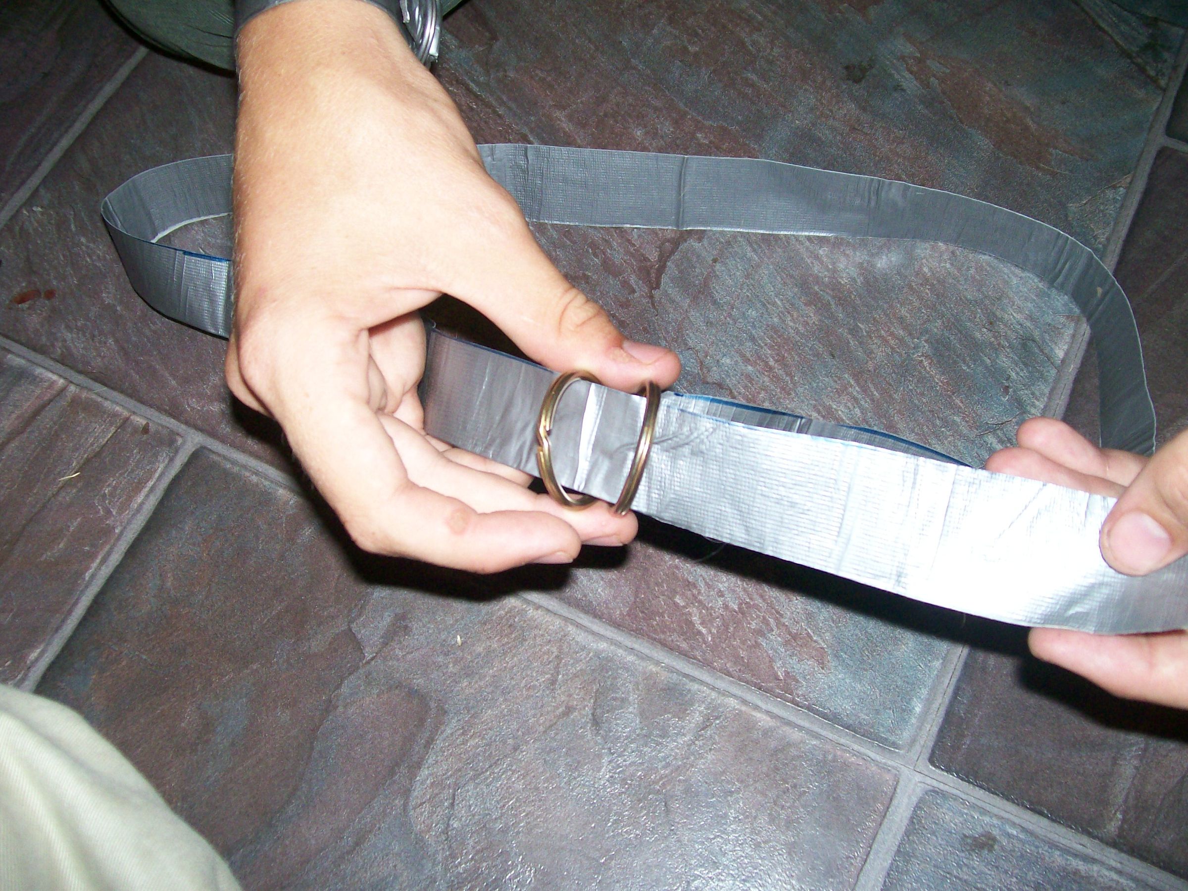 Duct Tape Belt 7 Steps Instructables