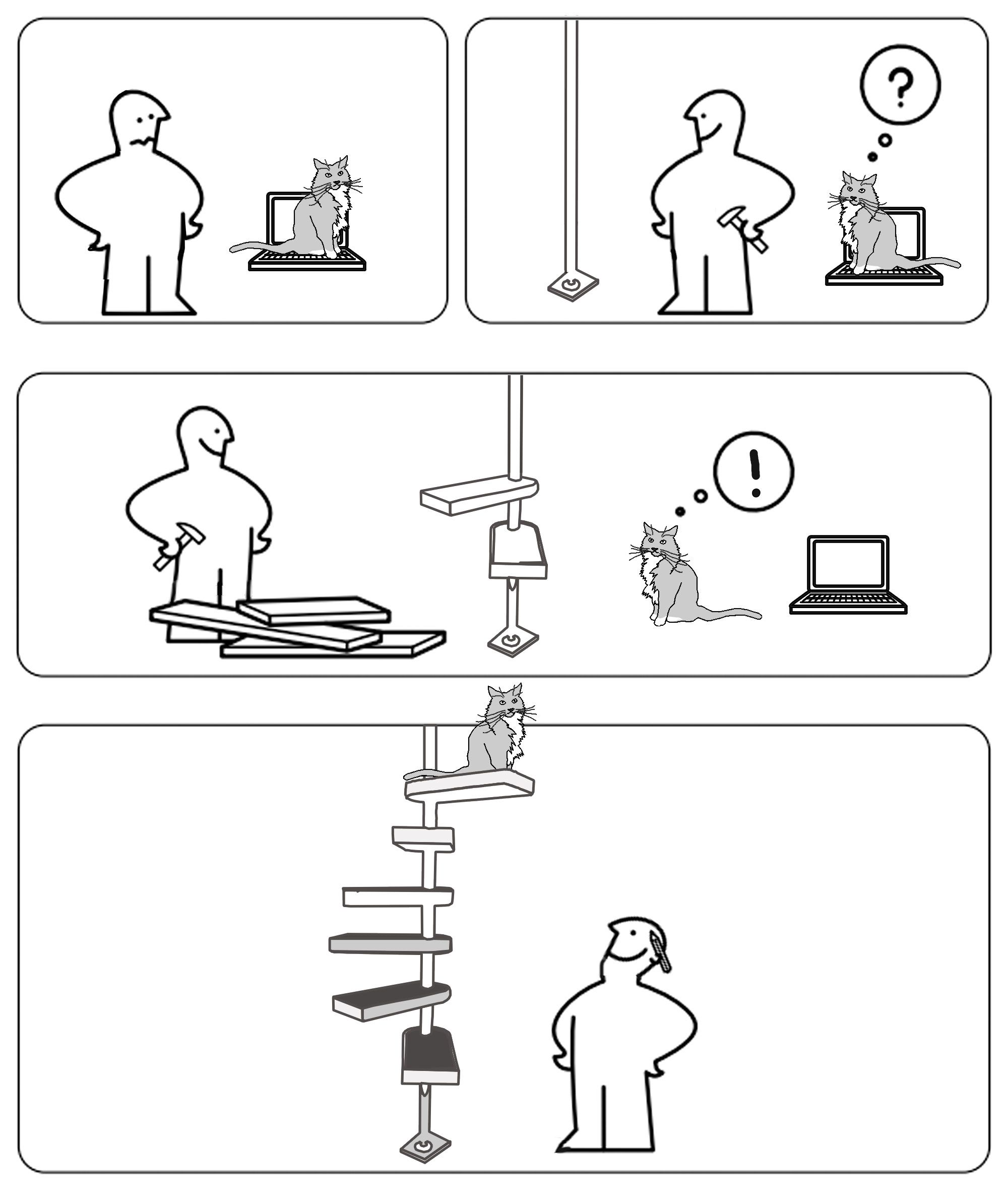 Cat Staircase Deluxe 25 Steps (with Pictures) Instructables