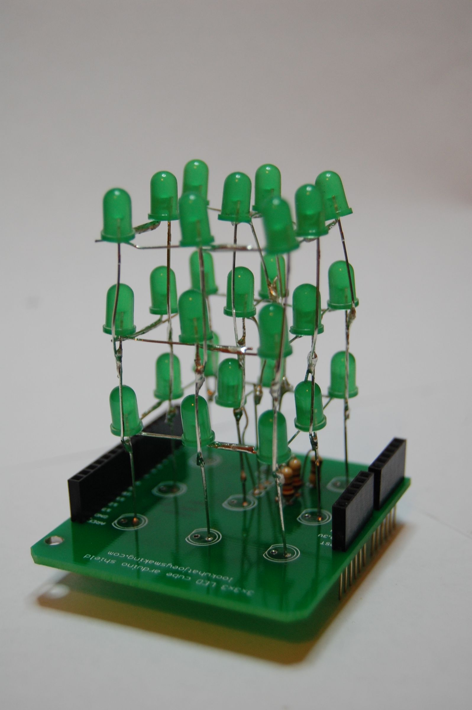 3x3x3 led cube shield DIY Project DIY Project Image
