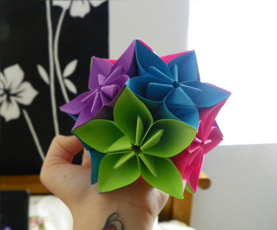 Flower Origami Ball 5 Steps (with Pictures) Instructables