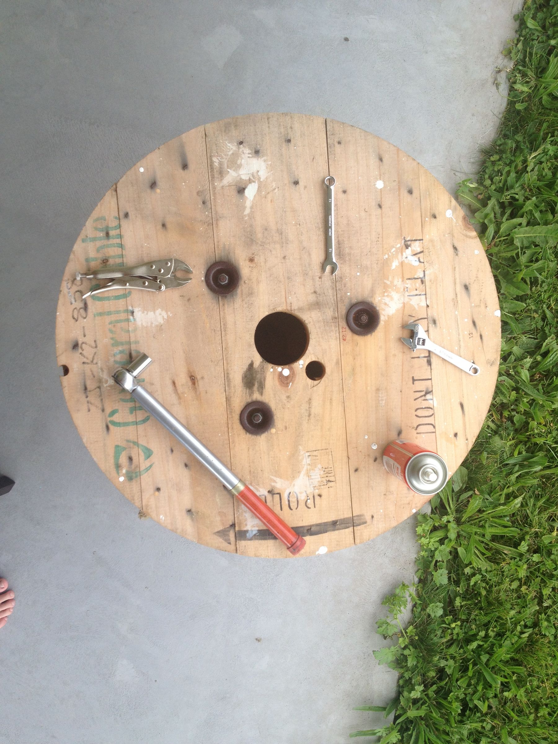 DIY Cable Drum Rocking Chair 10 Steps (with Pictures) Instructables