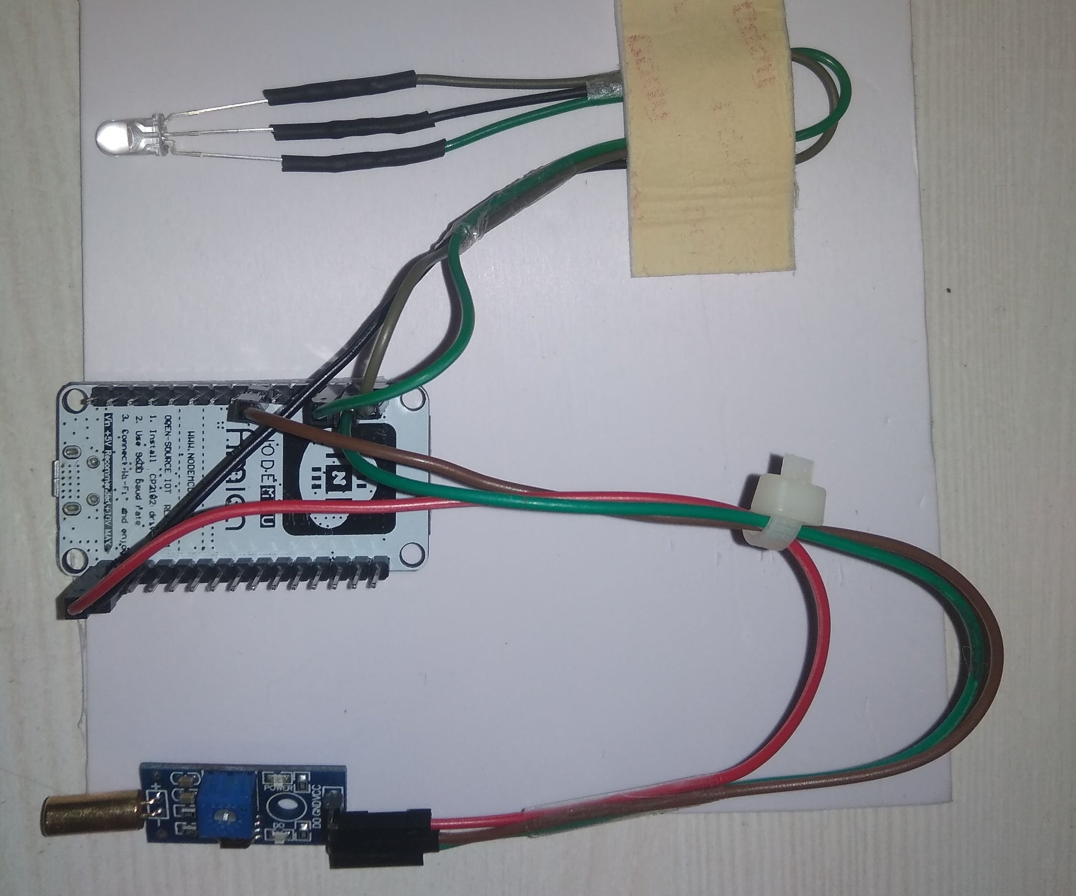 Uploading Vibrational Sensor Value to IOT ThingSpeak Using NodeMCU 4