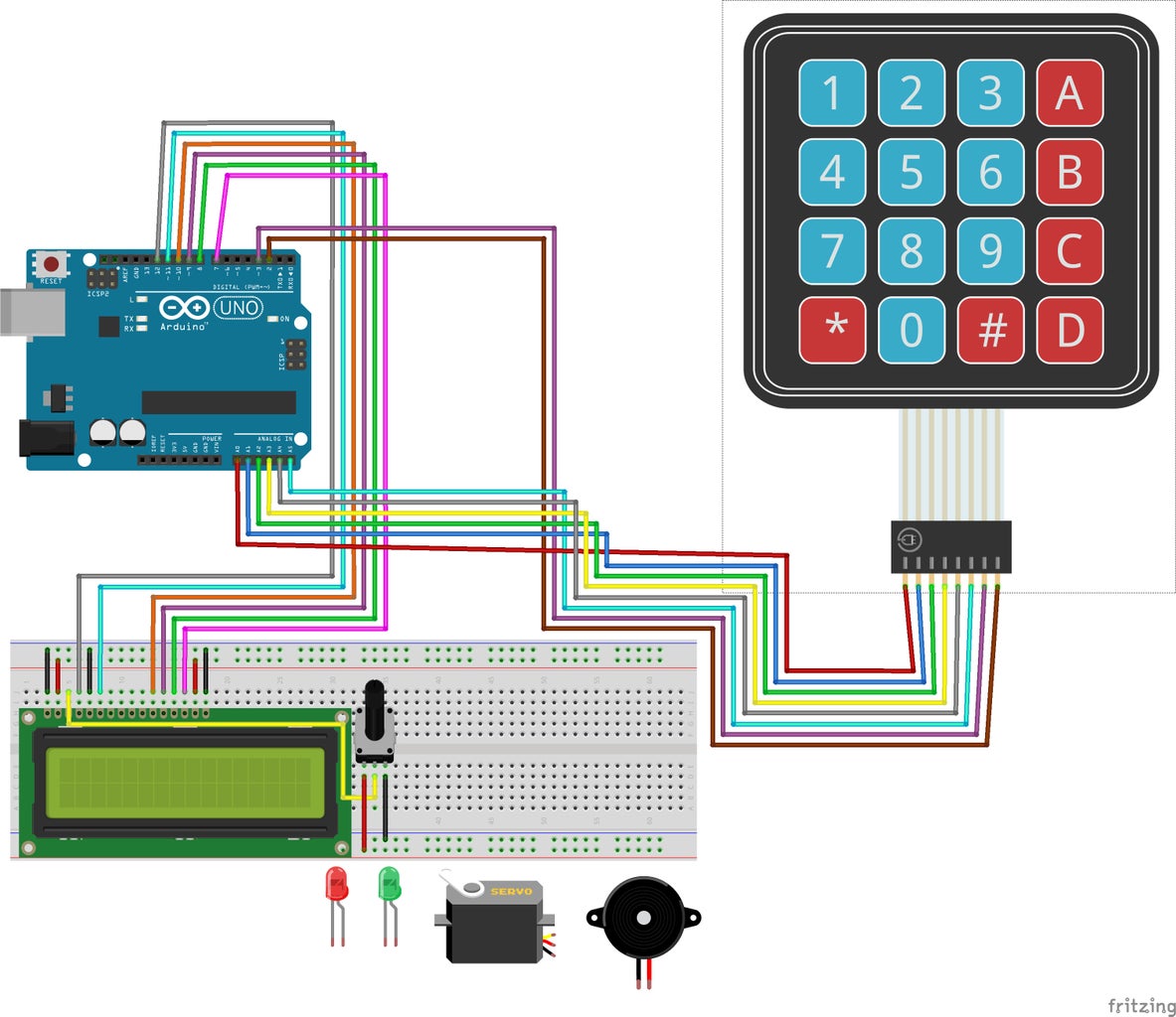 Keypad Door Lock : 7 Steps (with Pictures) - Instructables