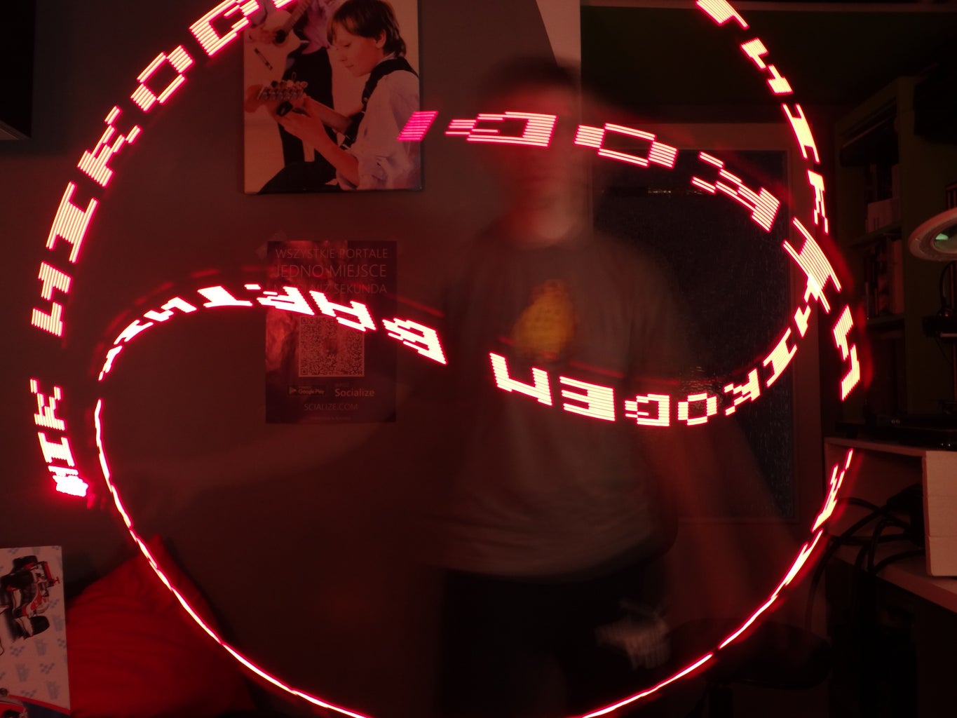 Simple Arduino Based POV Display : 7 Steps (with Pictures) - Instructables