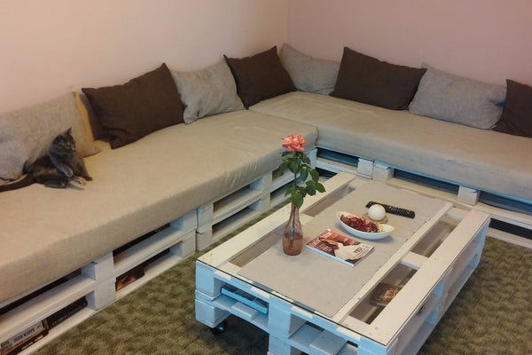 Almofadas e o Gato :)