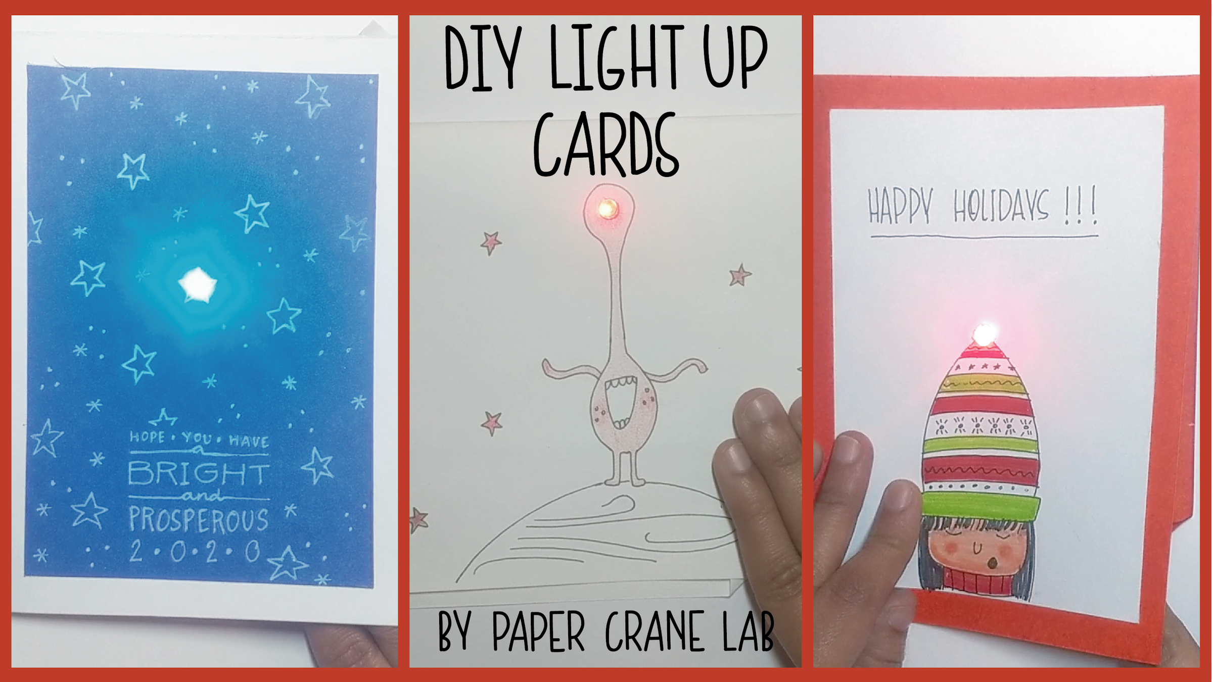 DIY Light Up Cards 6 Steps Instructables
