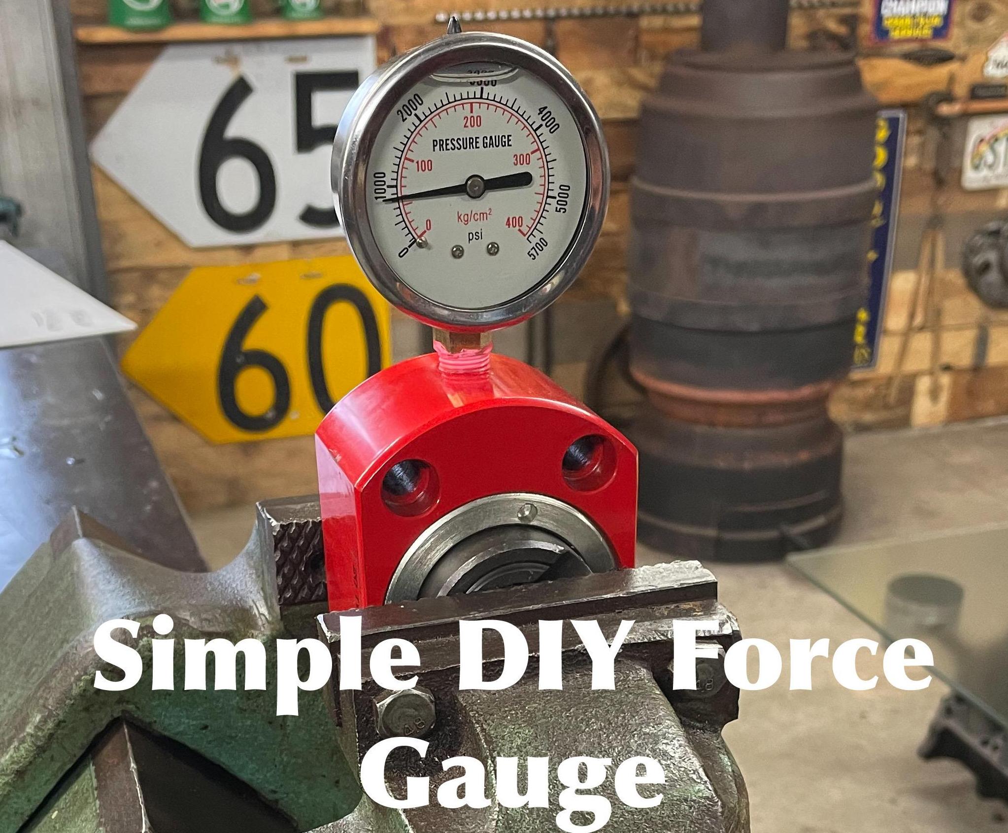 Simple DIY Force Gauge 8 Steps (with Pictures) Instructables