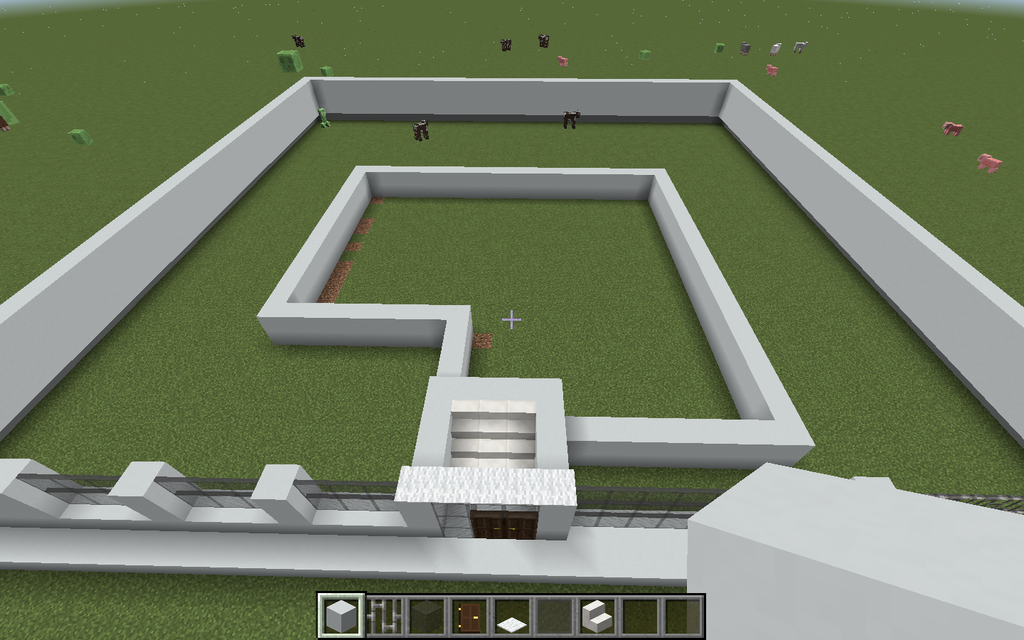 Large Minecraft Modern House 16 Steps Instructables