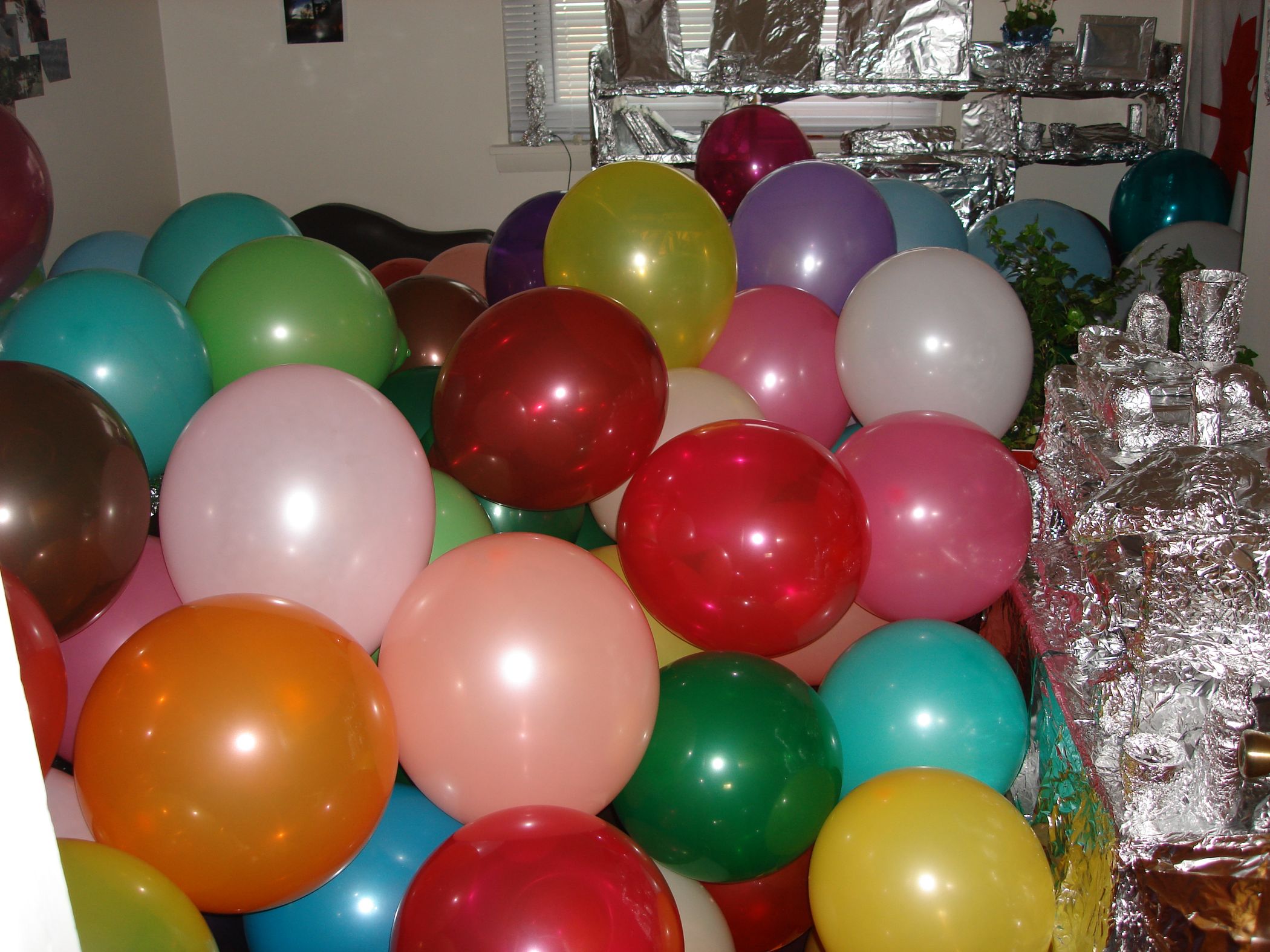 Balloon and Aluminum Foil Prank 5 Steps Instructables