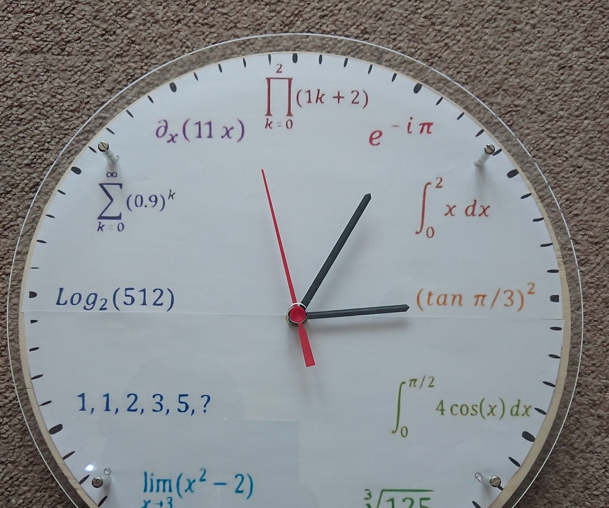 MathPhysics Rainbow Clock 3 Steps (with Pictures) Instructables