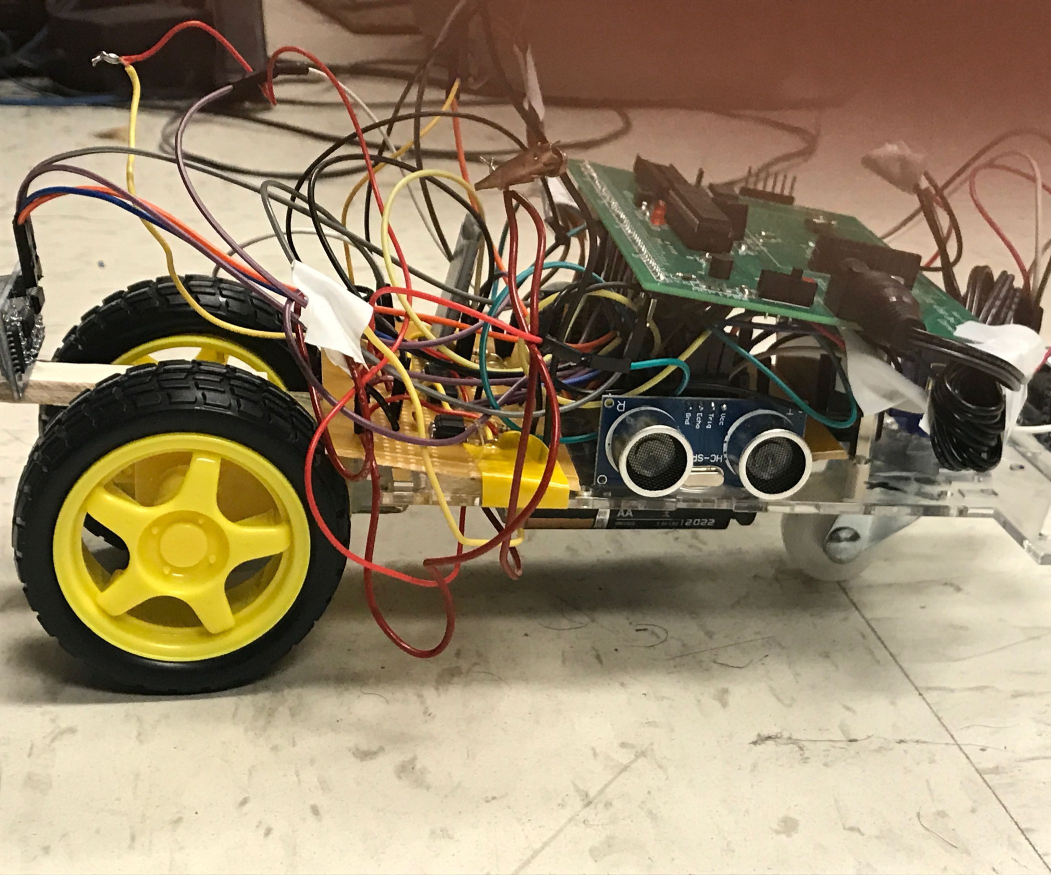 Bluetooth Controlled Obstacle Avoidance Robot Car Using PIC32