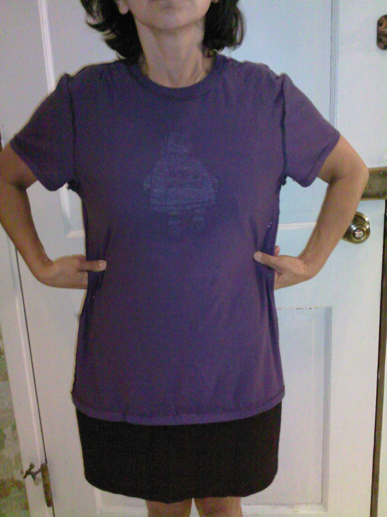 dress with t shirt inside