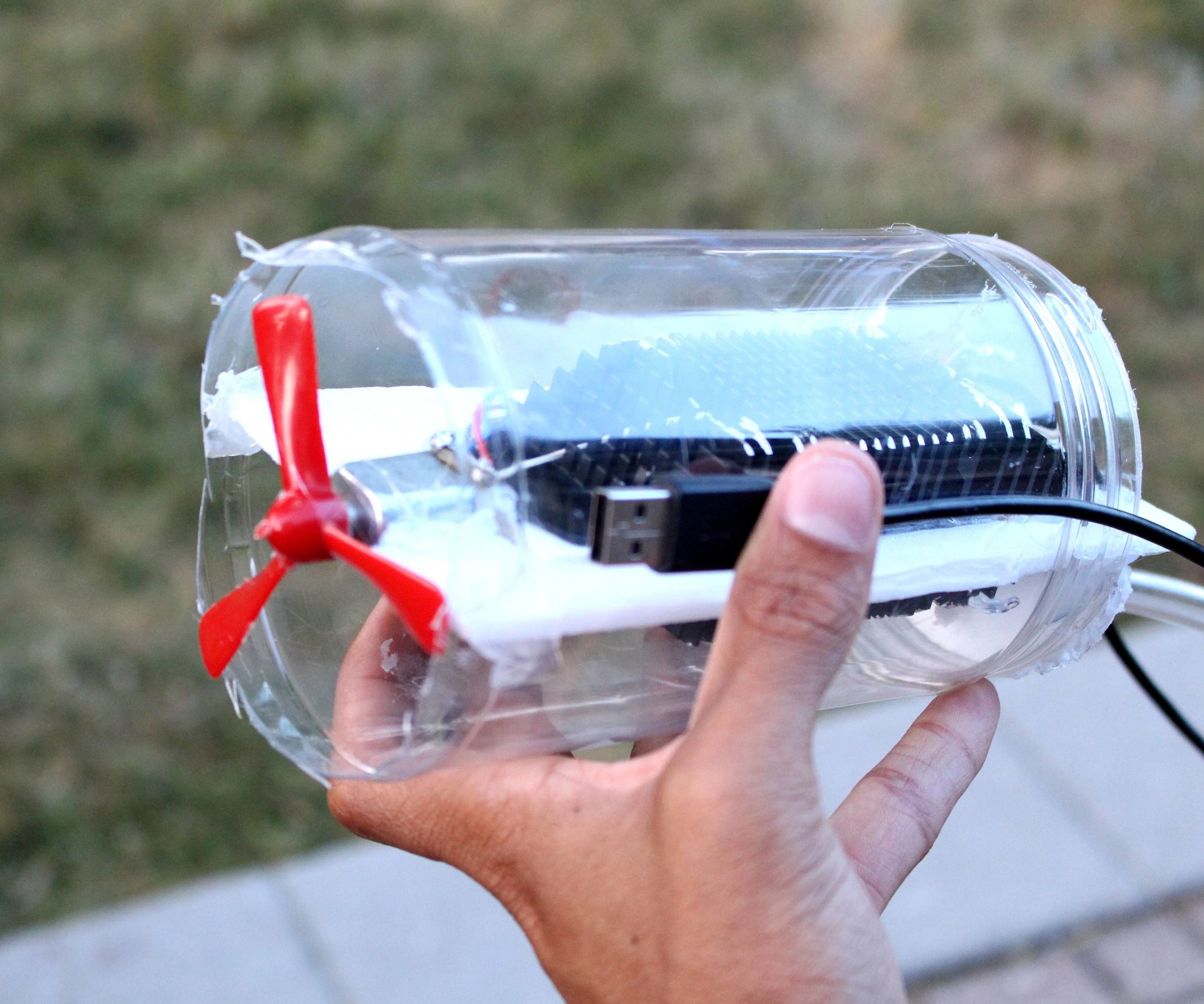 how to make a mini desk top air conditioner DIY Project - Step-by-Step ...