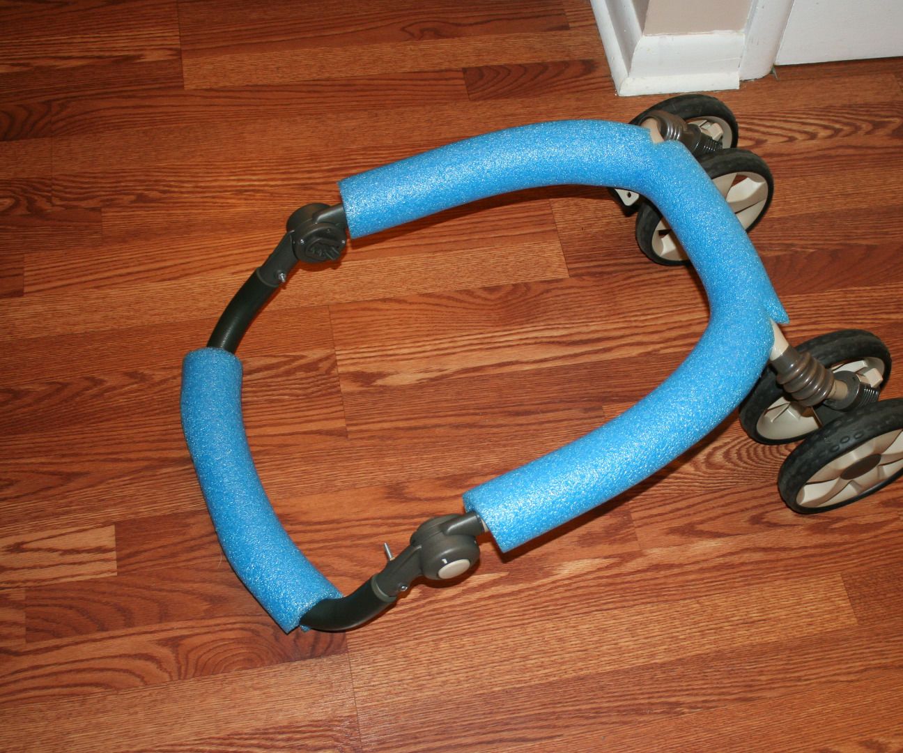 DIY kayak carts (from a stroller)