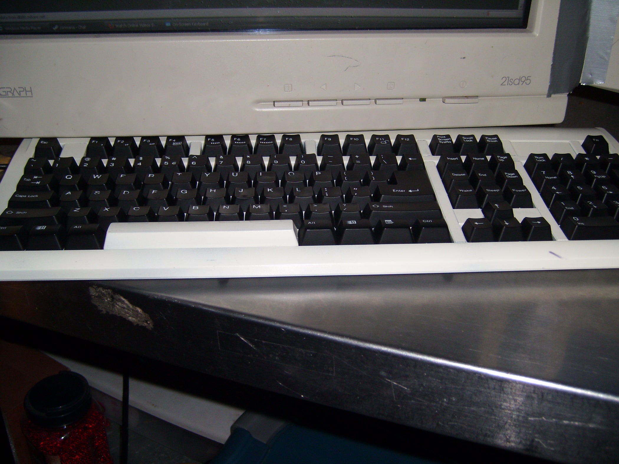 Black and White Keyboard and Mouse Combo Instructables