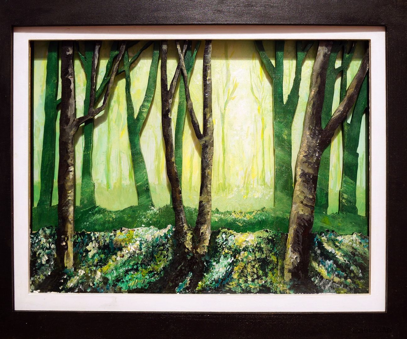 3d laser cut framed painting DIY Project DIY Project Image