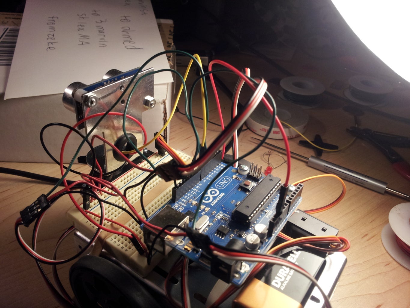 How to Make an Obstacle Avoiding Arduino Robot : 10 Steps (with ...