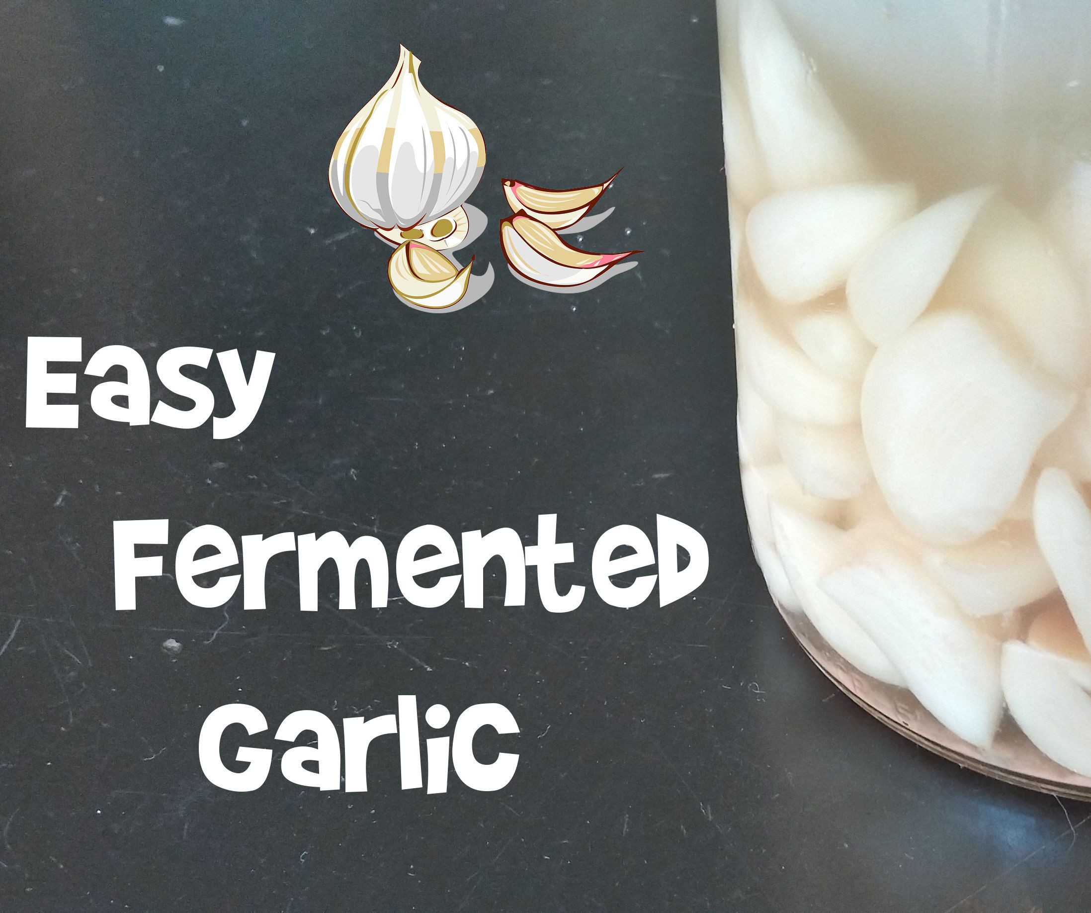 Easy Fermented Garlic