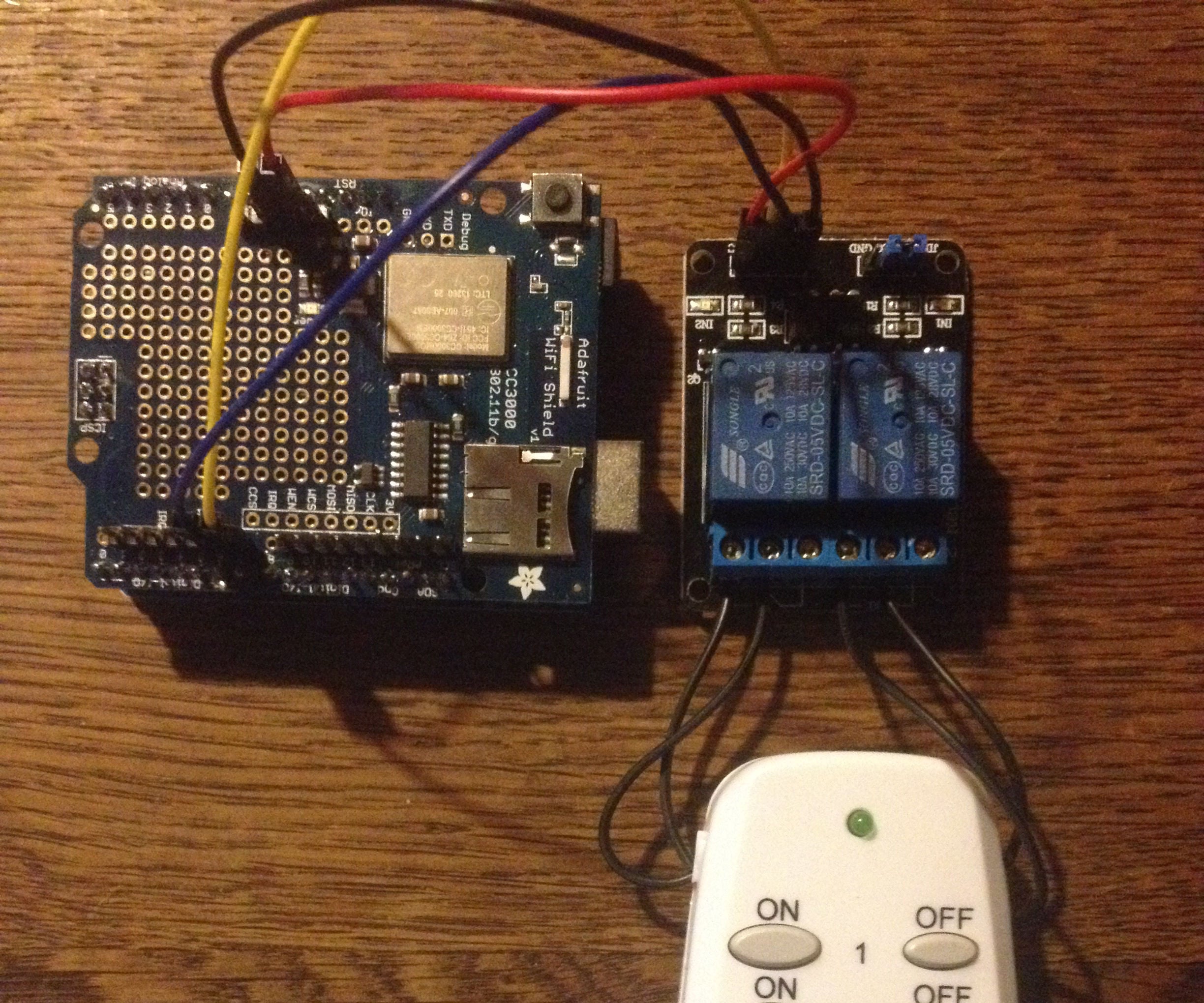 Christmas Tree Lights Controlled By Phone A Simple Internet Of Things Hack 4 Steps Instructables
