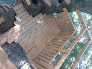 Tree House With Bench And Pulley System 11 Steps Instructables Tree House With Bench And Pulley System 11 Steps Instructables