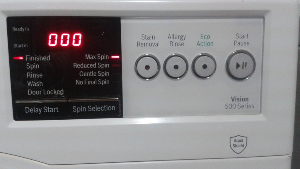 How To Release The Child Lock On A Bosch Washing Machine Youtube