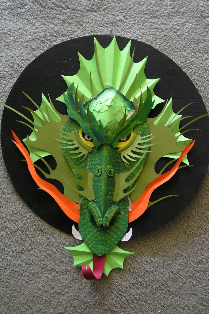 Make a Cardboard Dragon! 6 Steps Instructables