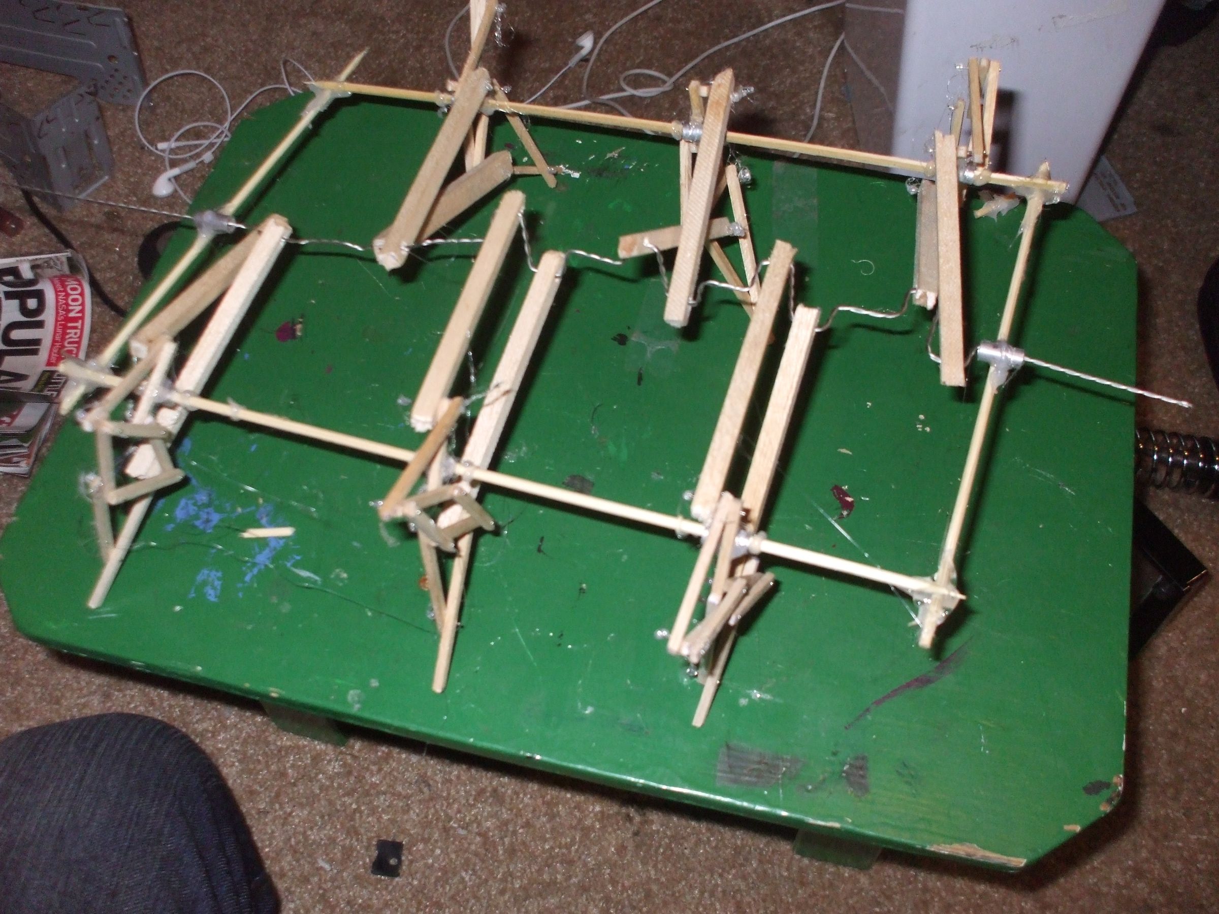 DIY guide for theo jansen machine with step-by-step instructions