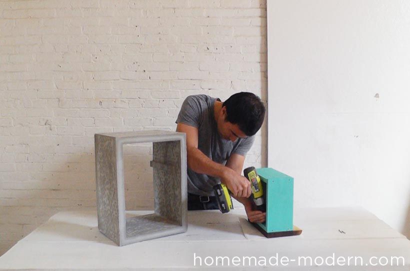 Homemade Modern Diy Concrete Walnut Nightstand 16 Steps With Pictures Instructables