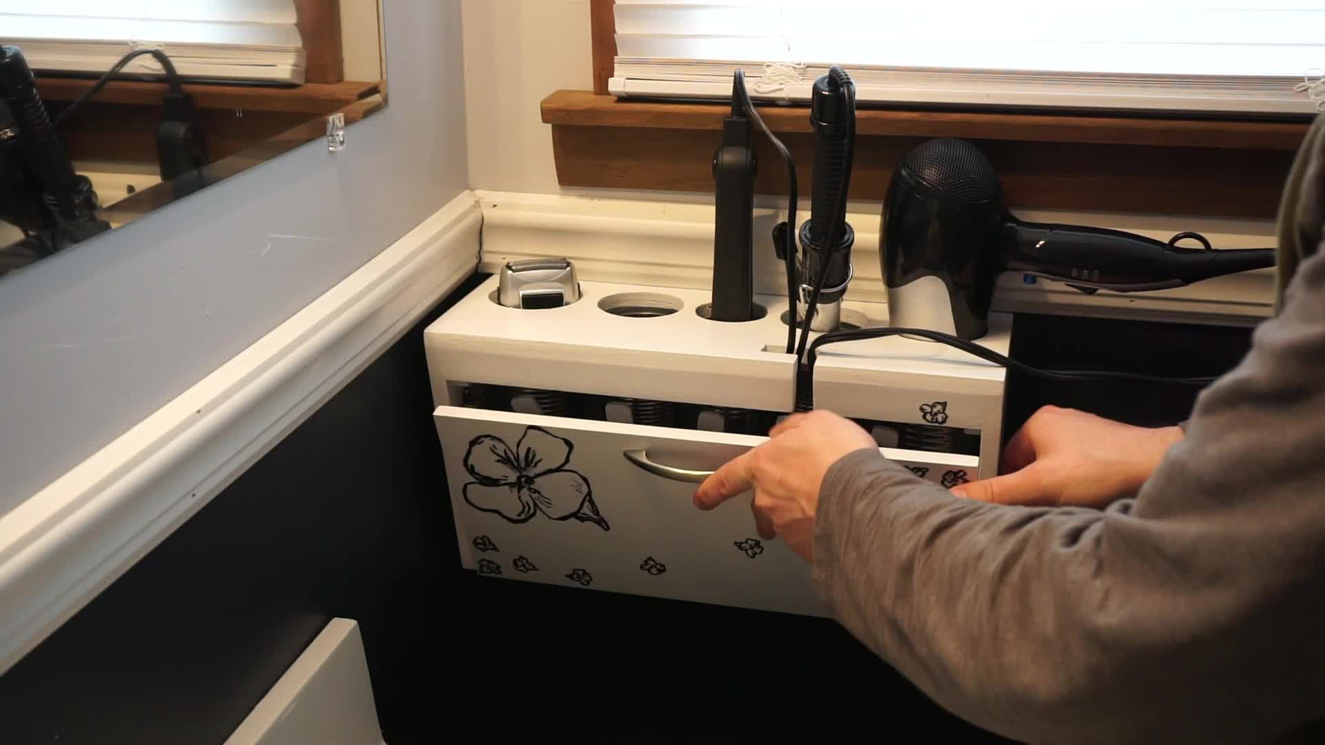 Make a Hair Appliance Storage Shelf 10 Steps (with Pictures