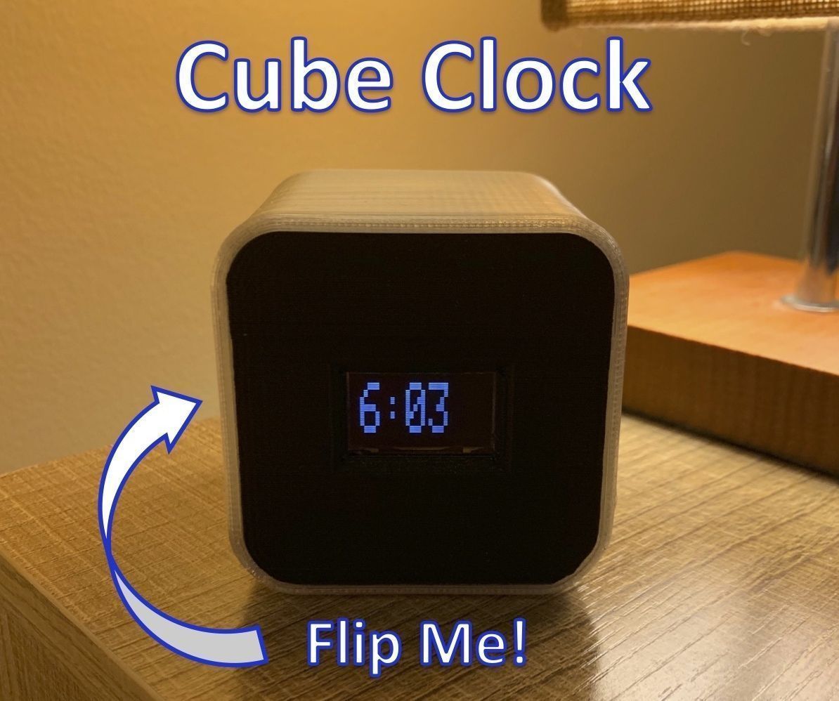 Position Based Multifunction Cube Clock 5 Steps (with Pictures