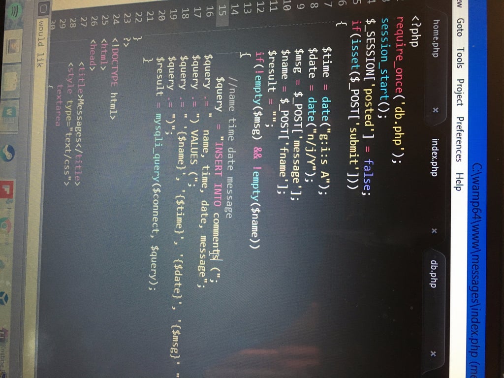 How To Make A Message Board Website Using Php And Mysql 5 Steps Instructables