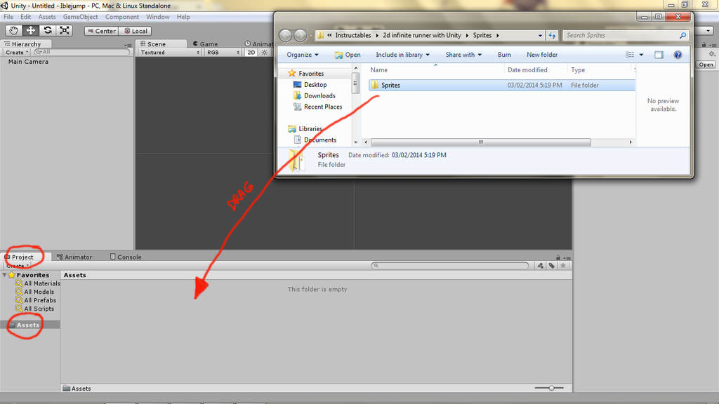 Make A 2d Video Game With Unity 19 Steps With Pictures Instructables