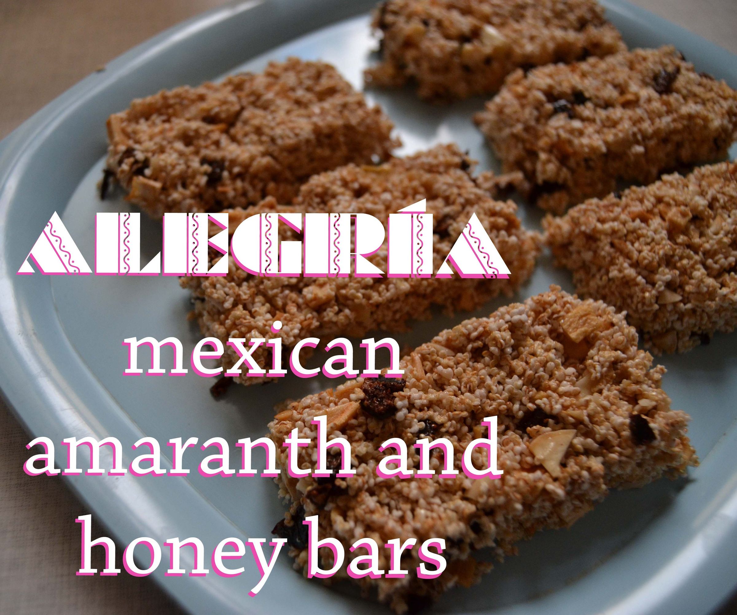 Alegria - Healthy Mexican Amaranth and Honey Bars