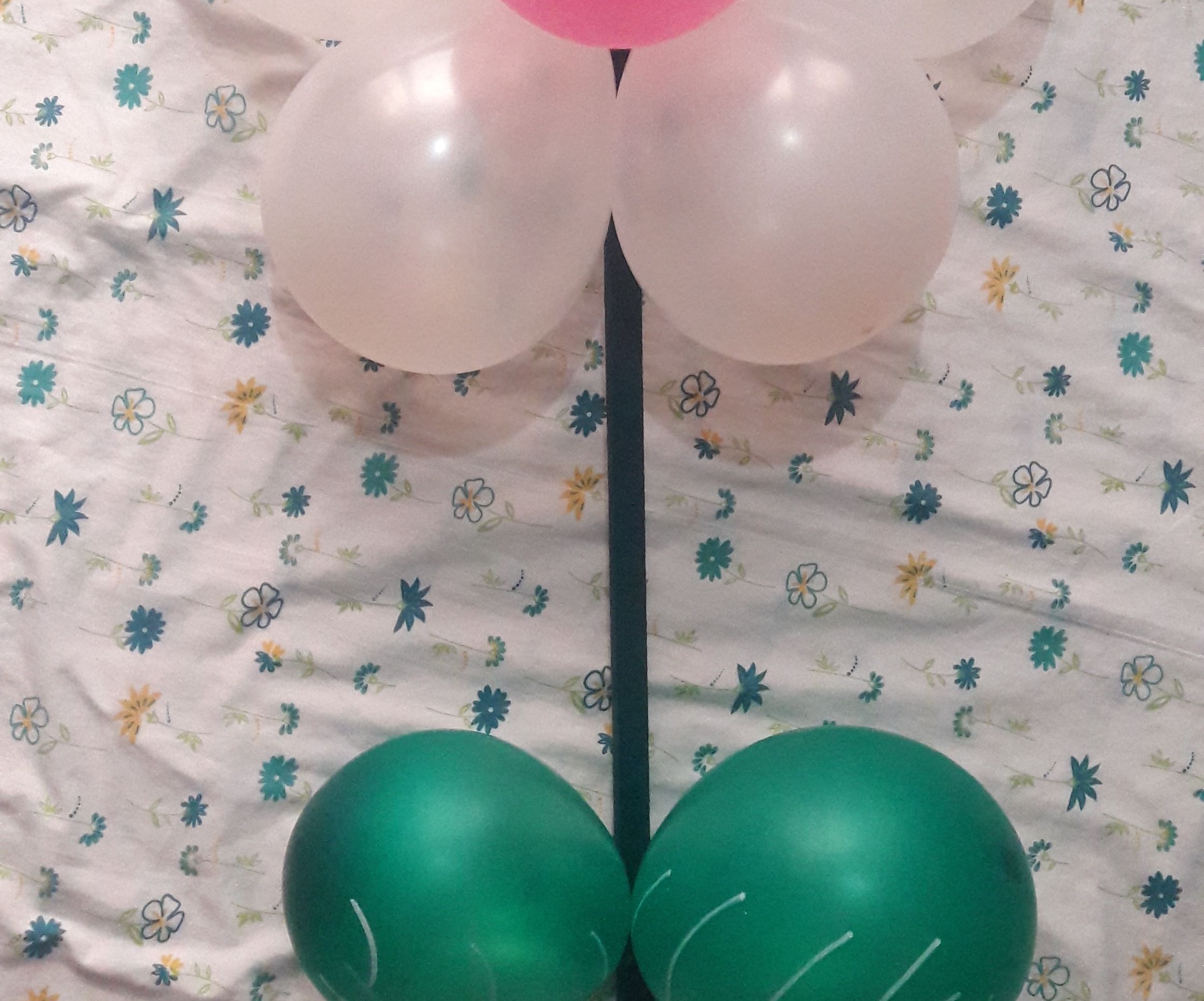 DIY guide for 🌷 Garden Flower Made From Wood Rod and Balloons 🌷 with step-by-step instructions