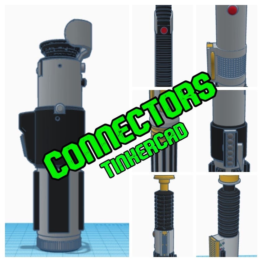 Star Wars Lightsabers Tinkercad 8 Steps Instructables Star Wars Lightsabers Tinkercad 8 Steps Instructables