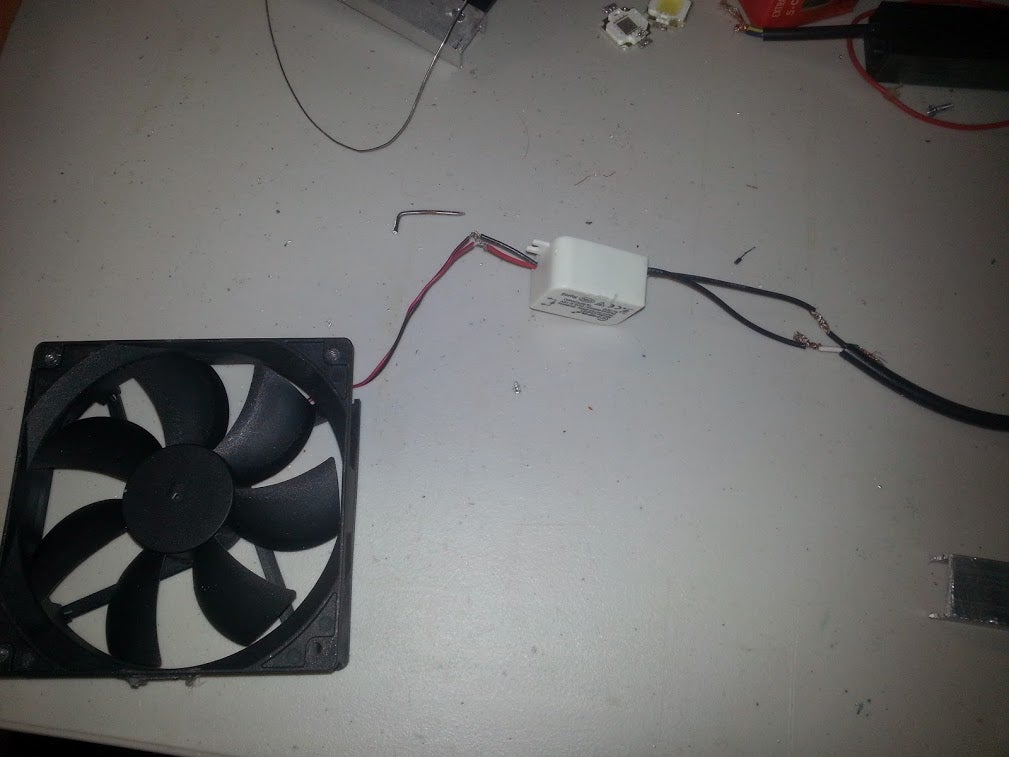 Power PC Fan Using LED Driver 3 Steps Instructables