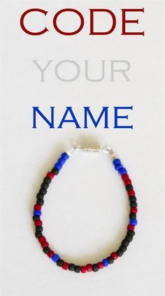 DIY guide for Binary Code Bracelet with step-by-step instructions