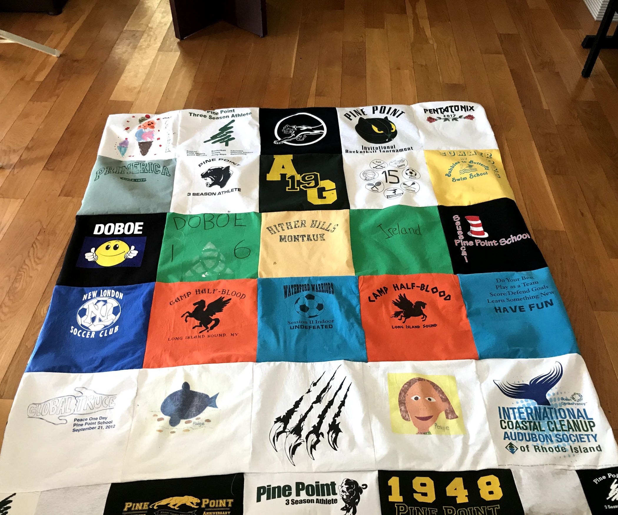 blankets made from shirts