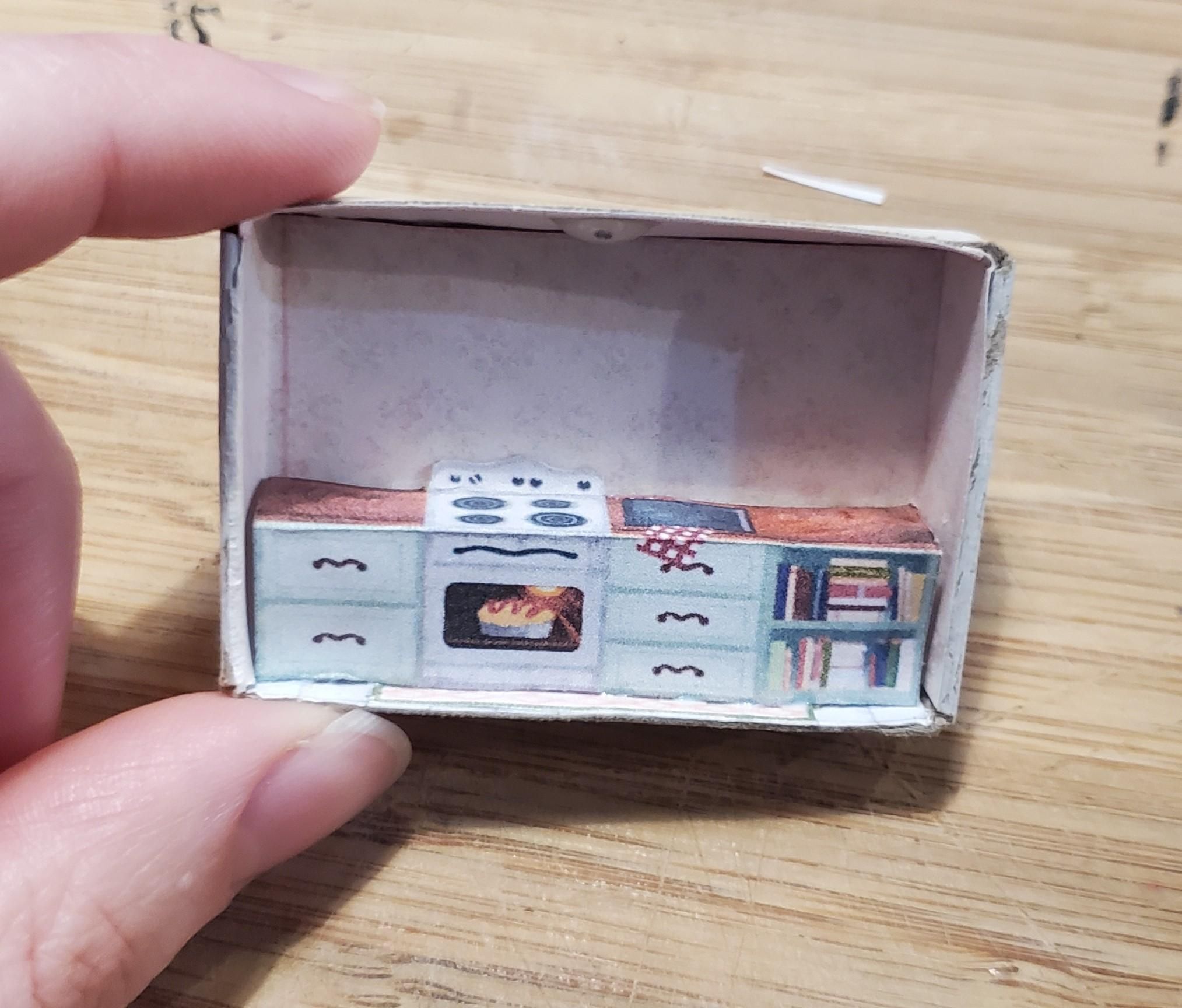 Miniature Matchbox Kitchen 5 Steps (with Pictures) Instructables