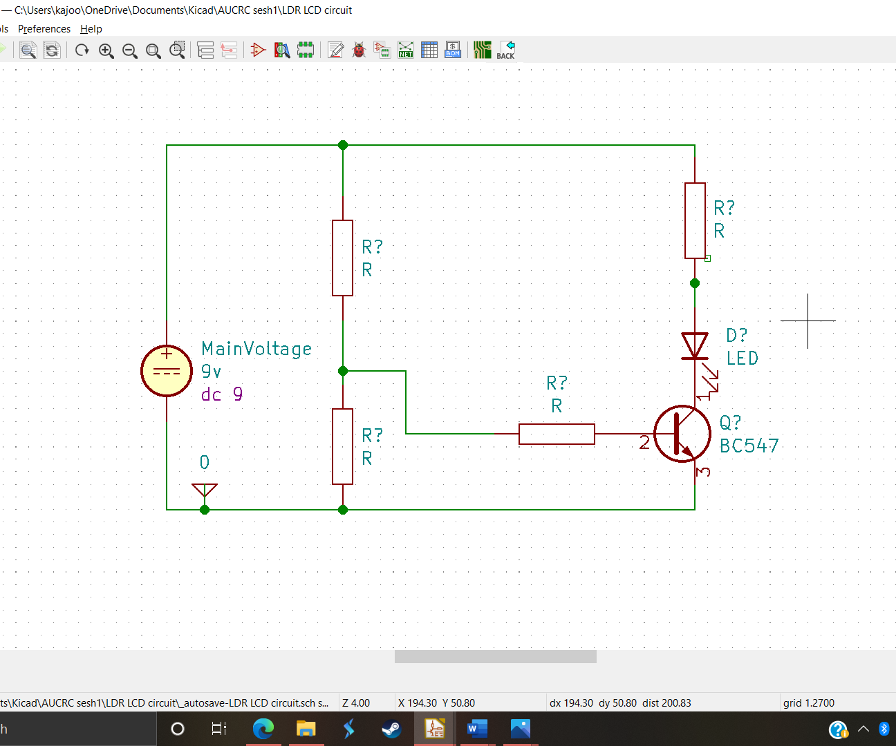 Simulating a KiCad Circuit 7 Steps Instructables
