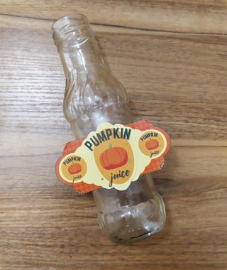 How to Make a Pumpkin Juice Bottle From Harry Potter + ...