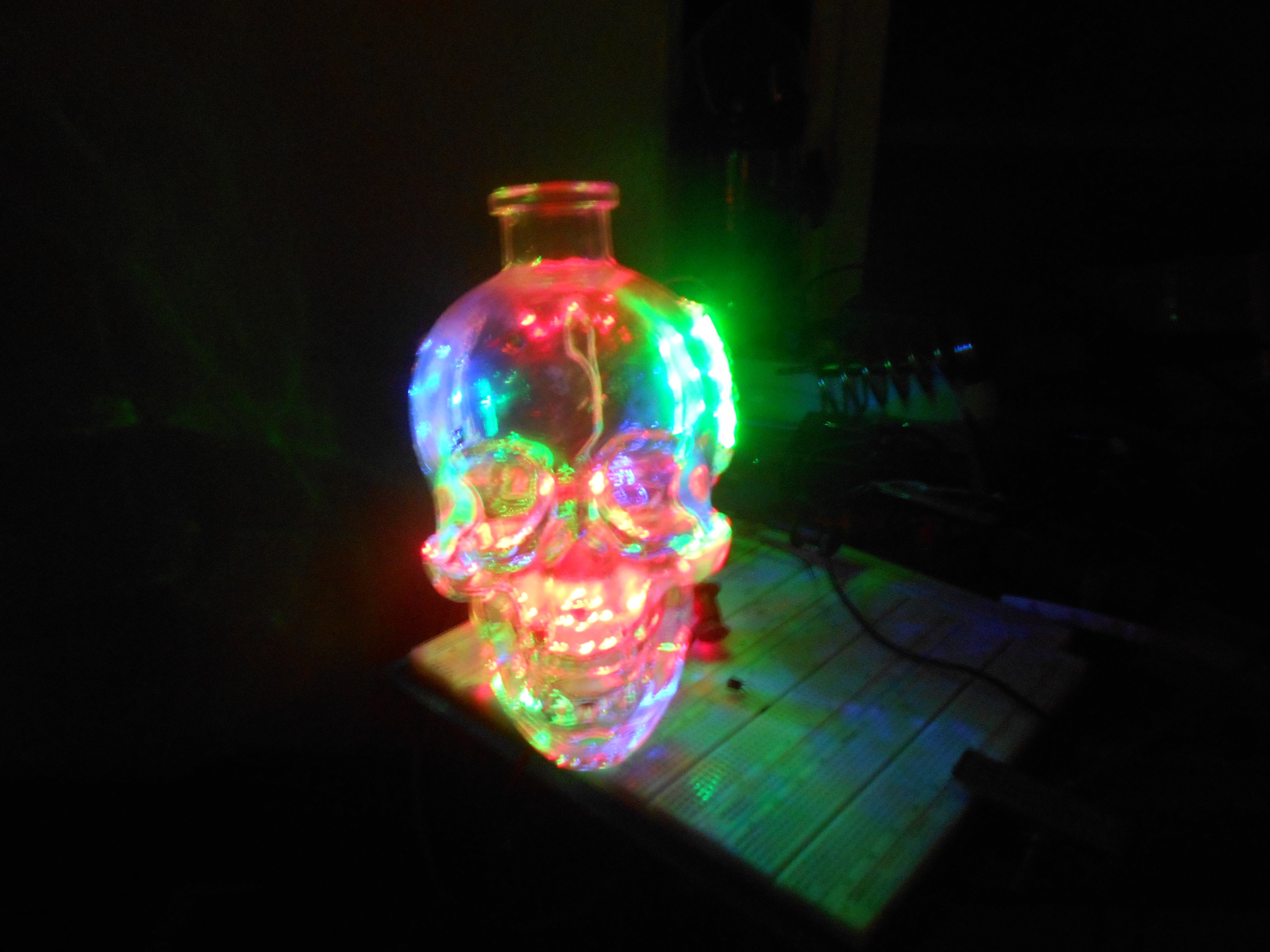 Crystal Head Vodka Skull Led Project 5 Steps Instructables