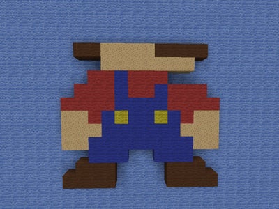 Minecraft 2d Mario 3 Steps Instructables