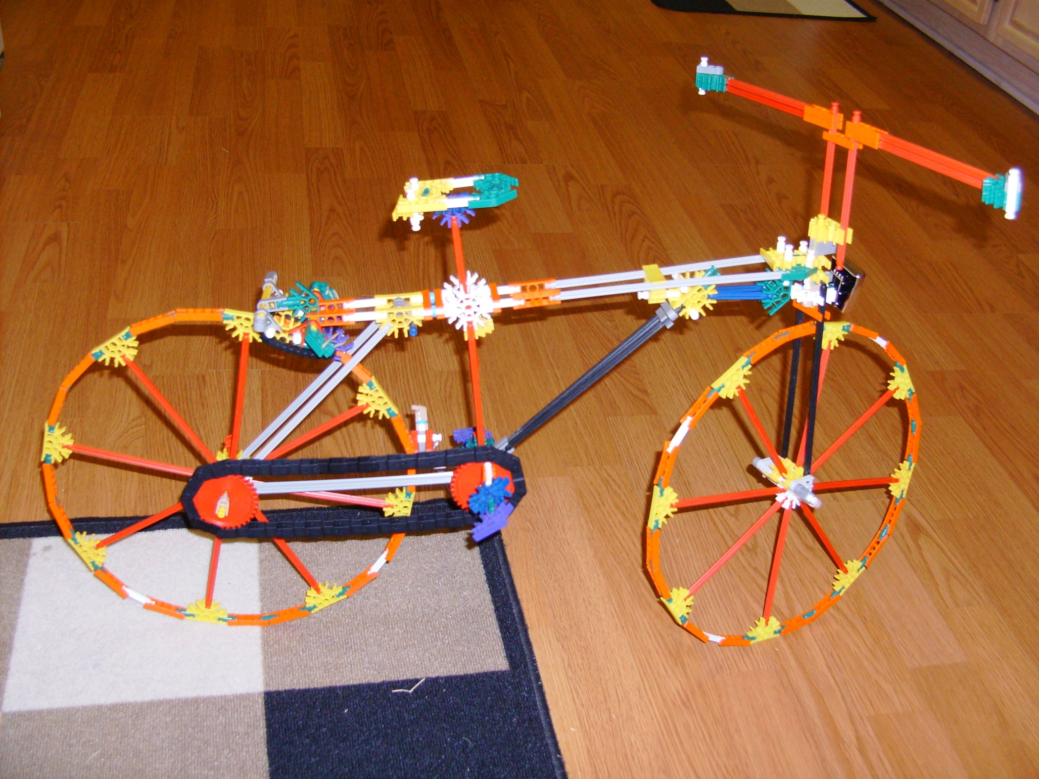 K'nex Bike 4 Steps Instructables